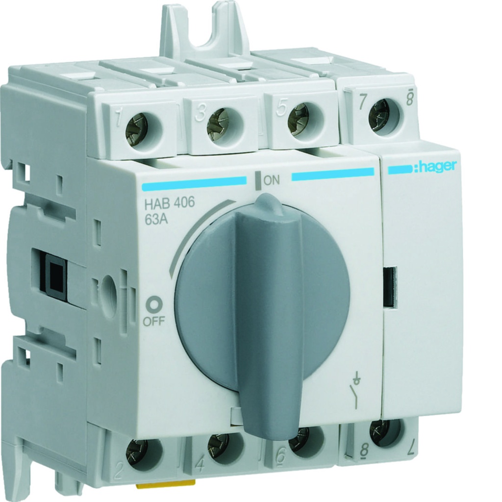 Hoofdschakelaar 4P 63A