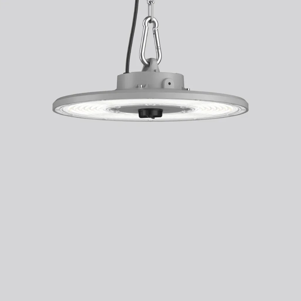 [RZB-921724.009] INDUSTRIAL HALL, 77...150 W, 13300...25500 lm, 840, silver, on/off Highbay luminaires, D 340 H 110,