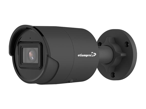 [VEL-ECAMIP602B] IP-NETWERKCAMERA - VAST NETWERK - CILINDRISCH - 8 MP - ZWART