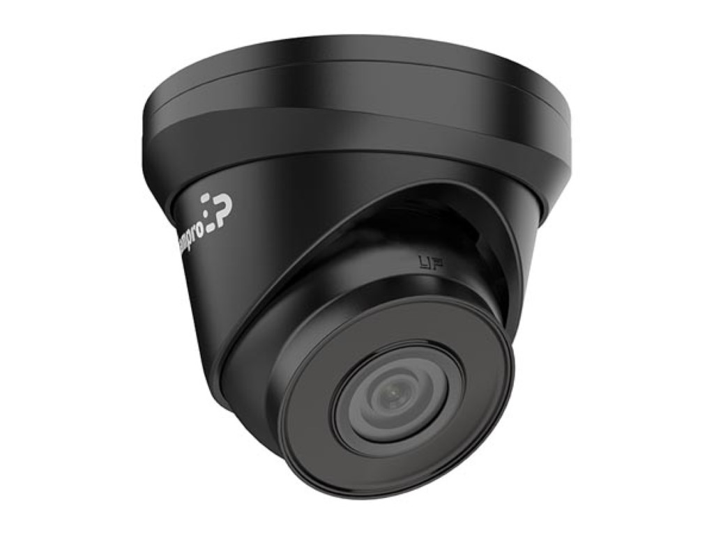 [VEL-ECAMIP102B] IP-NETWERKCAMERA - VAST NETWERK - DOME - 4 MP - ZWART