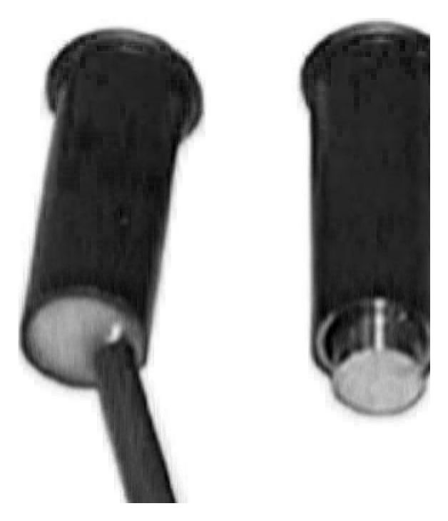 Inbouw magneetcontact zwart