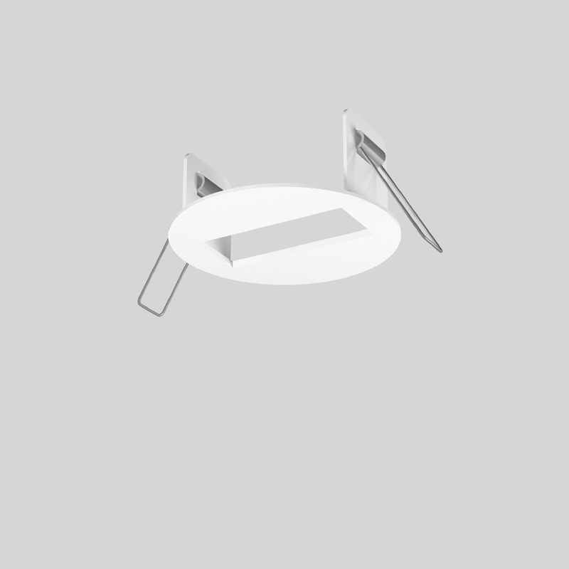 Inbouwbehuizing D 80 H 36 kleur: wit