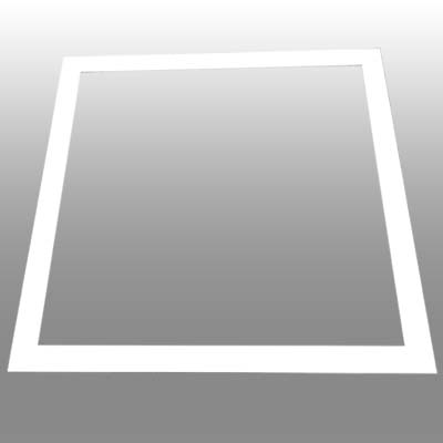 Inbouwframe voor led paneel 600x600 RAL9016