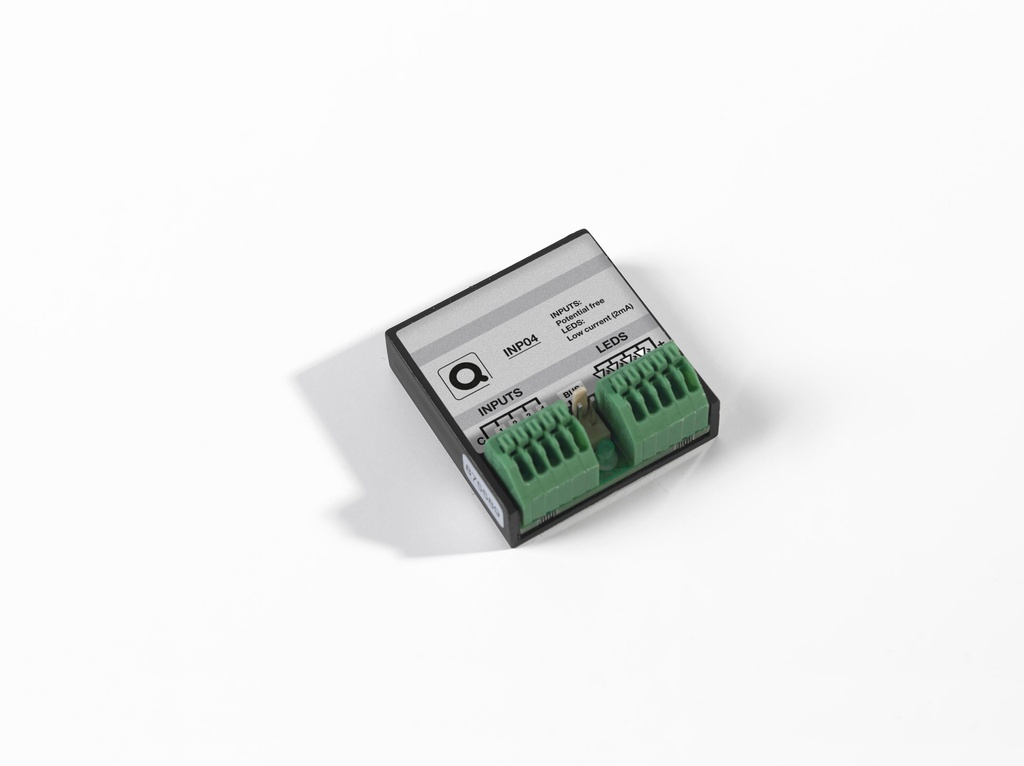 [QBU-INP04] Inputmodule (4x extern - 0 Volt)