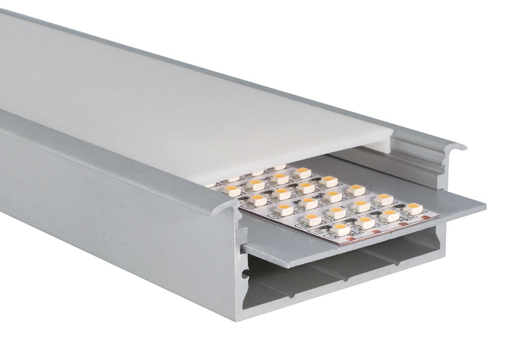 [UNI-L69FSBB] Inschuifprofiel L-Line 200 cm alu