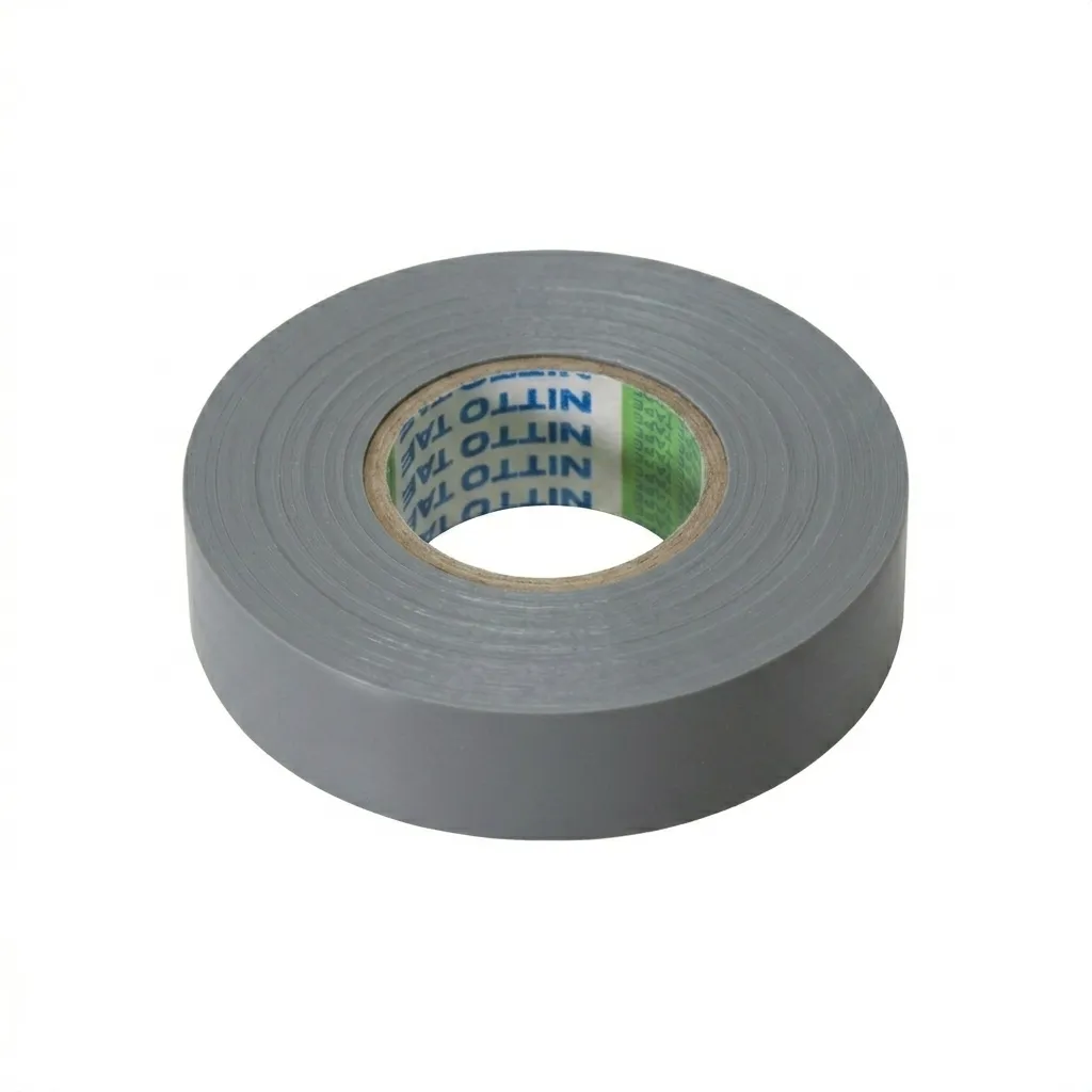 Isolatiekleefband PVC 19mm x 20m grijs