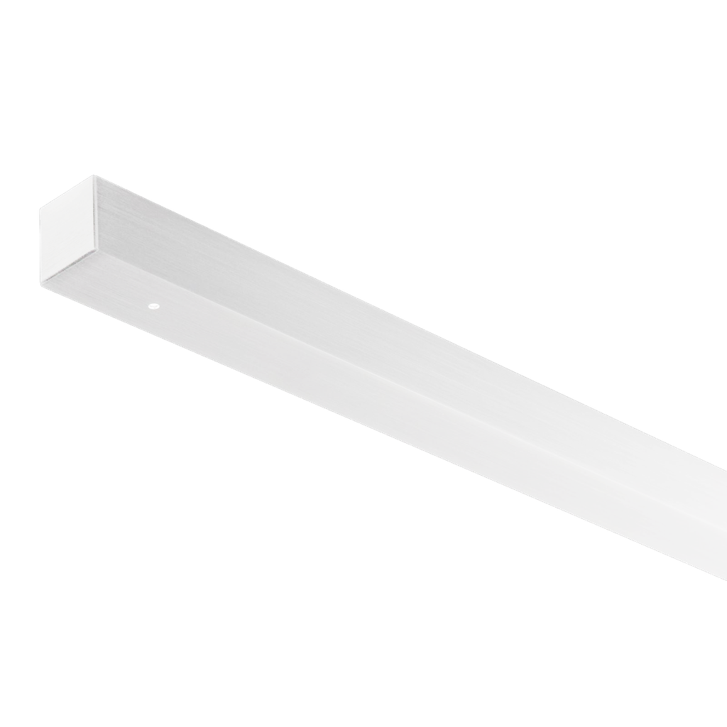 [PSM-814.B.ZT.1M] JUBA opbouwbasis - 2m - zonder transfo´s wit textuur