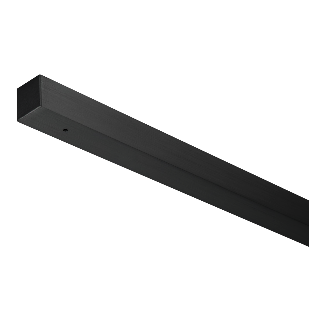 [PSM-814.B.ZT.2M] JUBA opbouwbasis - 2m - zonder transfo´s zwart textuur