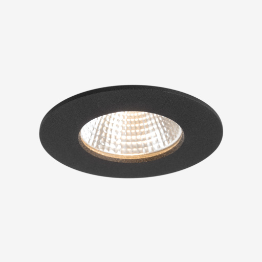 K 72 Recessed 72 1x IP55 LED 2700K Flood DE Black Structure