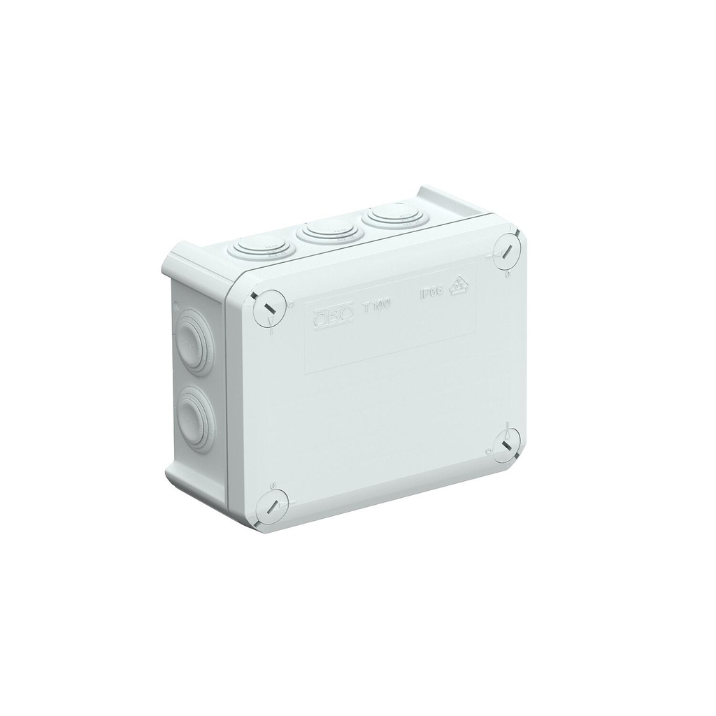[OBO-2007077] KABELDOOS T100 LICHTGRIJS (INV.:10xM25) PP