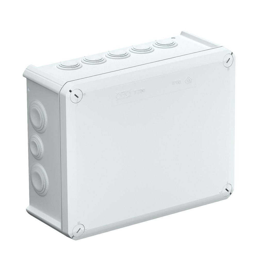 KABELDOOS T250 LICHTGRIJS (INV.:9xM25+7xM32) PP/GF