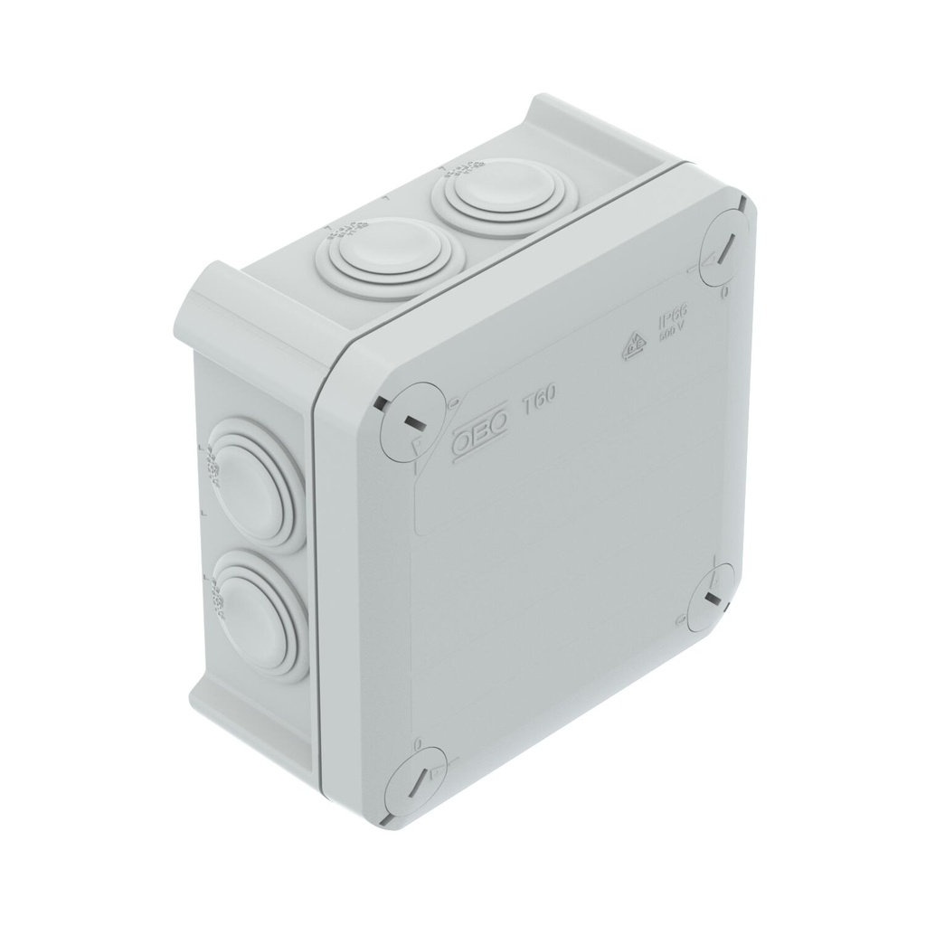 KABELDOOS T60 LICHTGRIJS (INV.:7xM25) PP