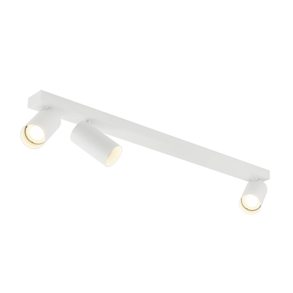 KAMI, plafondopbouwarmatuur, 3x max. 10W, GU10, wit