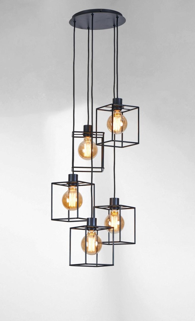 [SDV-4905029] KERMA 5 o26/29 hanglamp in geborsteld brons (-structuren)