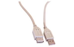 Kabel - USB A vrouwelijk - USB A mannelijk - 1,80m