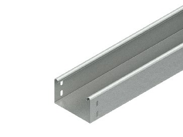 [KHN-RLU 60.100] Kabelgoot + U-koppeling, niet-geperf. L=3m, D=1mm, sendz.