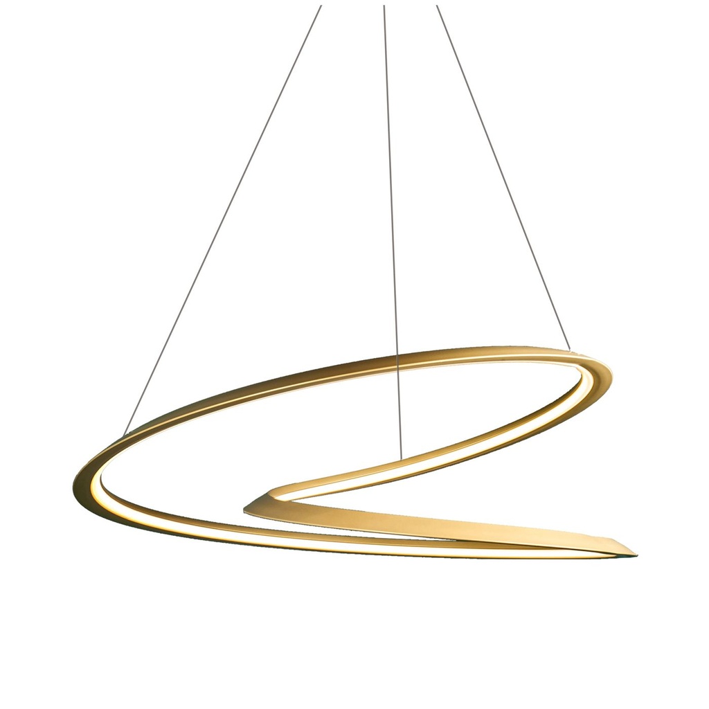 Kepler Minor down - gold painted - LED 2700K