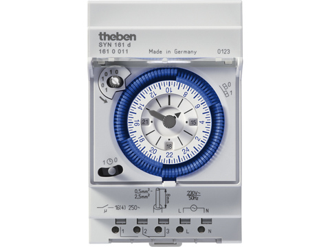 [TPL-SYN161D] Klok 24U zonder gangreserve 230V 50HZ 1C O 16A