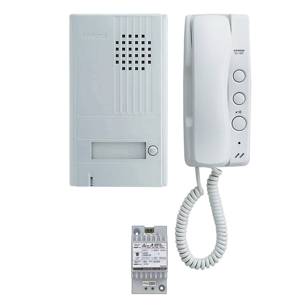 [CCI-DA1AS] Kompleet 2 draads parlofoonkit (zilver)