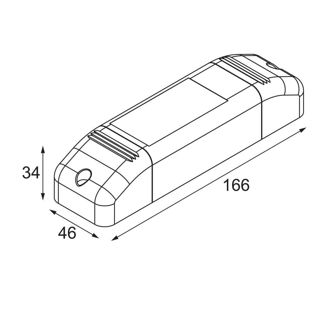 [MDL-12400330] LED Driver Constant Current Trailing Edge/Push-Dim 350-700mA 17-32W