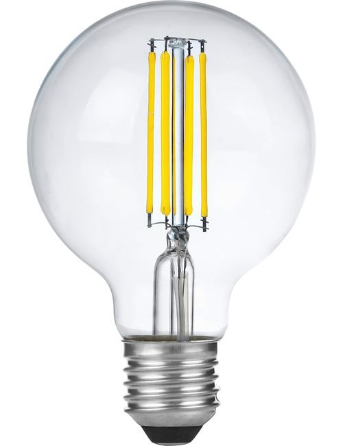 LED E27 Fila Globe G80x120 230V 550Lm 6W 925 AC Clear Dim