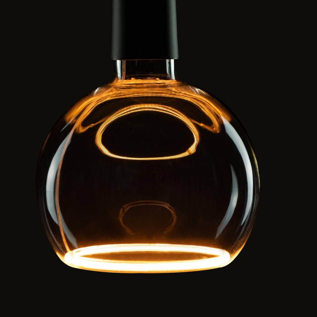 LED Floating Globe 150, ledarmatuur, smokey black, E27, PHASE, 6W, 1900K