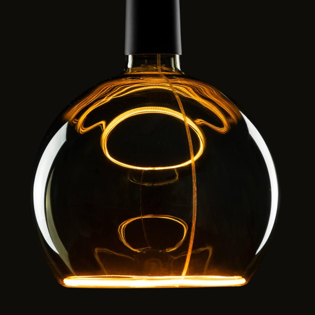 LED Floating Globe 200, ledarmatuur, smokey black, E27, PHASE, 6W, 1900K