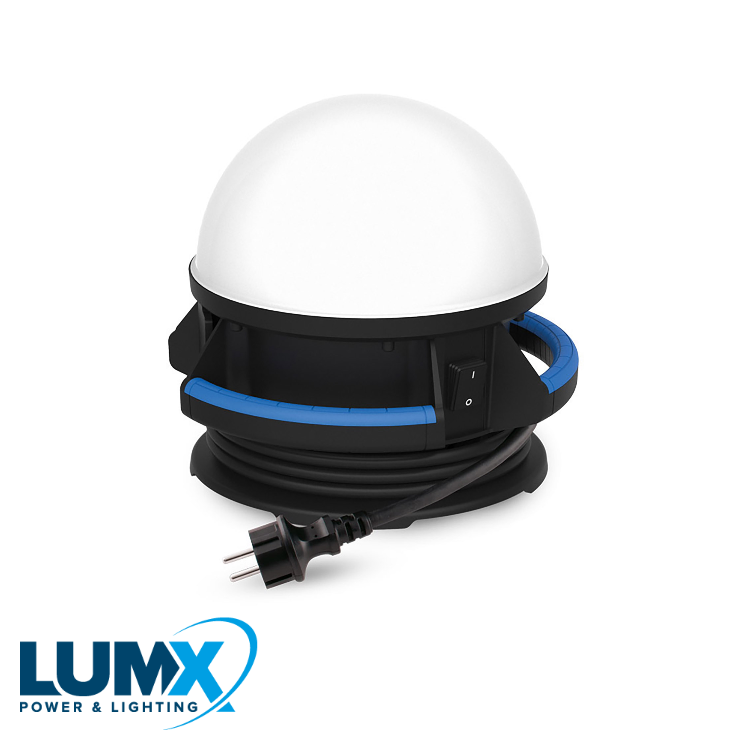 LED LB-50 Power worklight 360° / IP 54 / met 2 stopkontakten