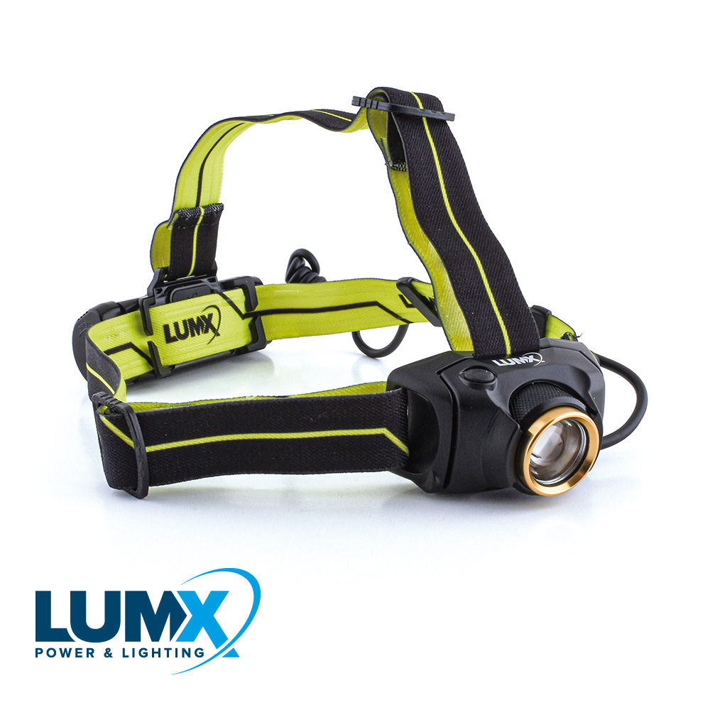 [PRO-LM12590] LED hoofdlamp TCT-300 herlaadbaar 3,7V-2600mAh / 300lm / IP64