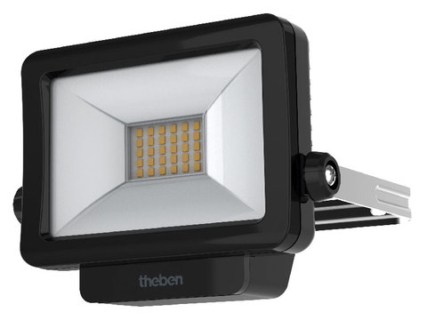 LED straler 10W ZWART 230VAC 3000K Compatibel met theLeda B Light/Motion