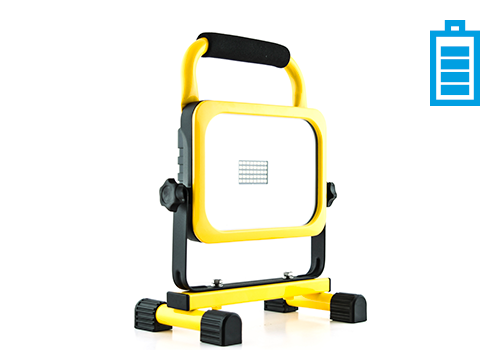 LED straler 20 Watt op voet - Oplaadbaar