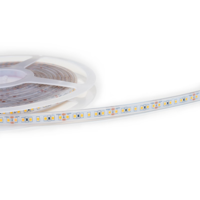 LED strip GOLD IP68, 24Vdc, 140LED/m; 9,6W/m; 840Lm/m; 4000K