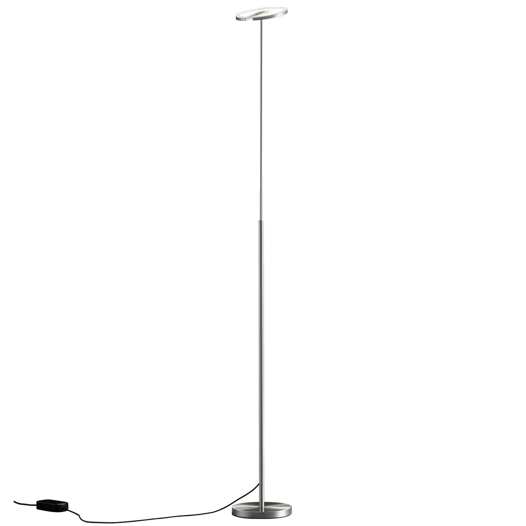 [HOL-2145-1-79] LED-Stehleuchte SUPERNOVA S Aluminium matt, mit Tastdimmer, 2600 Lumen, 2700 Kelvin, CRI >90