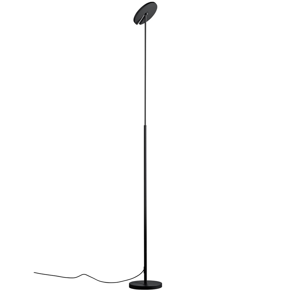 [HOL-2145-1-55] LED-Stehleuchte SUPERNOVA S Schwarz, mit Tastdimmer, 2600 Lumen, 2700 Kelvin, CRI >90
