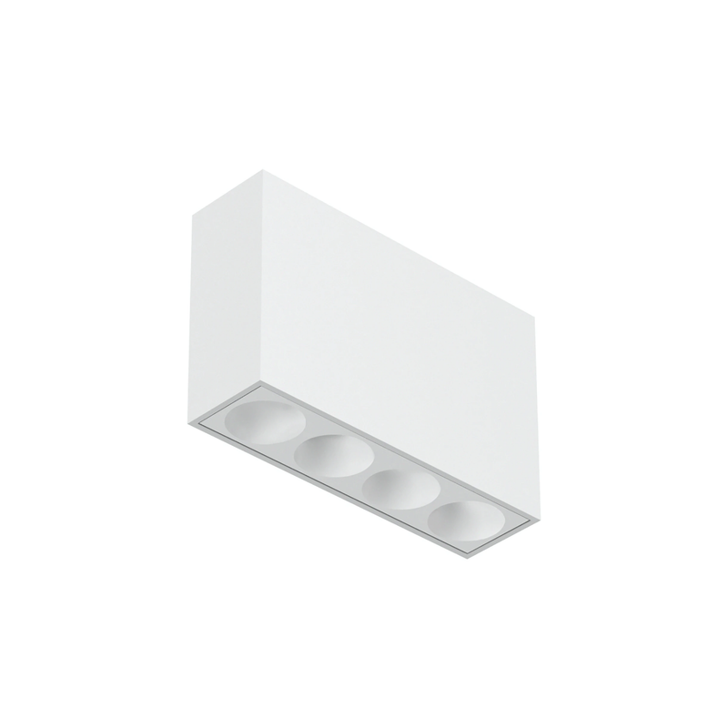 [FLO-03.9725.40ADA] LIGHT SHADOW SURF.4L WH WH/WH PW.LED 27K C90 FL DA