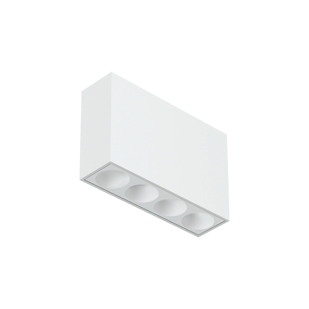 [FLO-03.9760.40A] LIGHT SHADOW SURF.4L WH WH/WH PW.LED 27K C90 WF