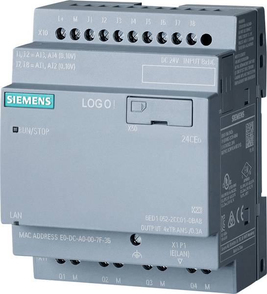 [SIE-6ED1055-1NB10-0BA2] LOGO! DM16 24R expansion module, PS/I/O: