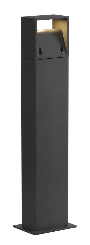 LOGS 70, outdoor staanlamp, LED, 3000K, IP65, hoekig, antraciet, L/B/H 13/8/69,5 cm, 8W