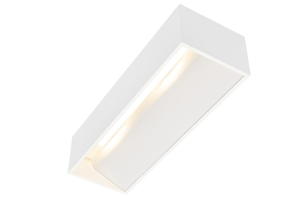 LOGS IN L indoor LED wandarmatuur zwart/messing 3000K TRIAC dimbaar