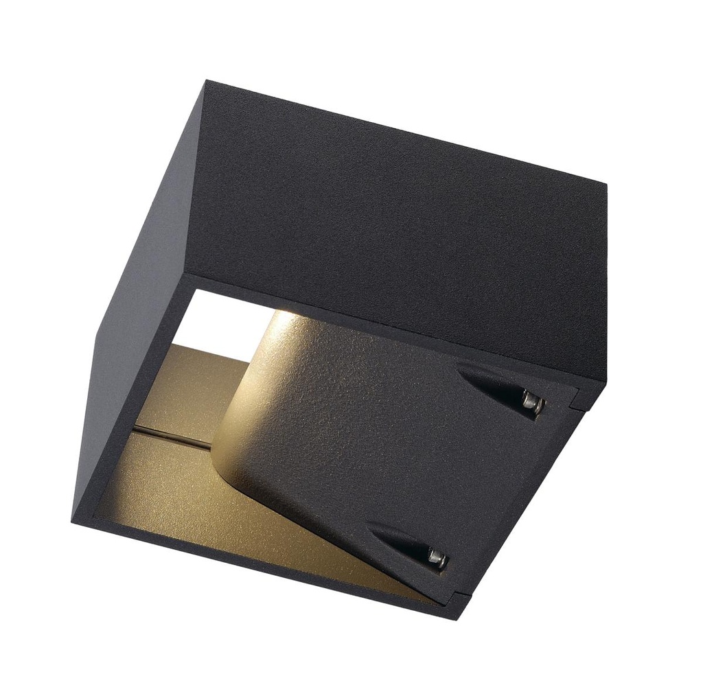[SLV-232105] LOGS WALL, outdoor wandarmatuur, LED, 3000K, IP44, hoekig, antraciet, 8W