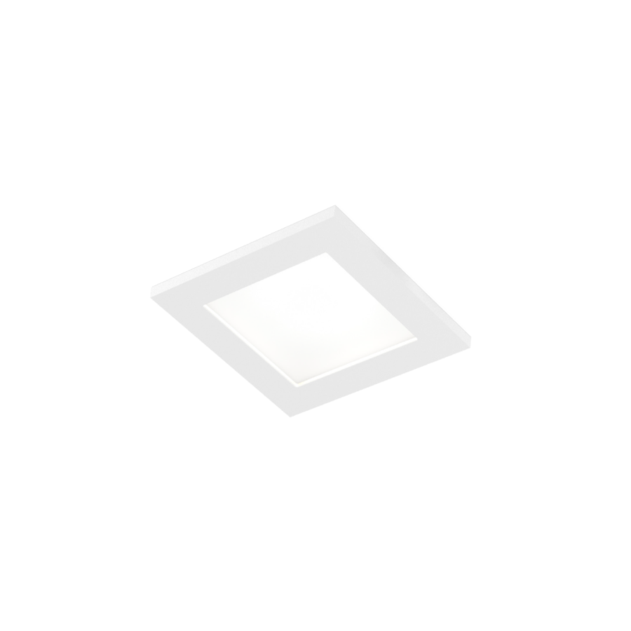 LUNA SQUARE IP44 CEILING REC 1.0 LED 3000K W