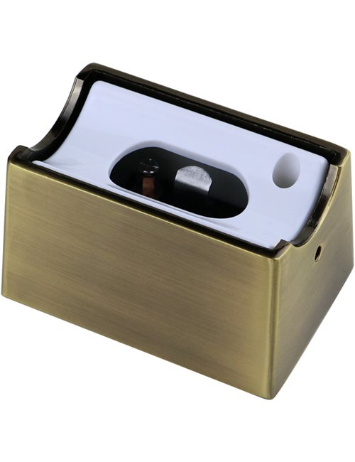 [SPL-600851514] Lamp holder S14d metal housing brushed brass