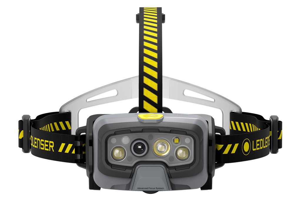 [LL-502802] Ledlenser HF8R WORK - hoofdlamp - oplaadbaar - 1600 lumen - IP68 - batterij vooraan - digitale focus