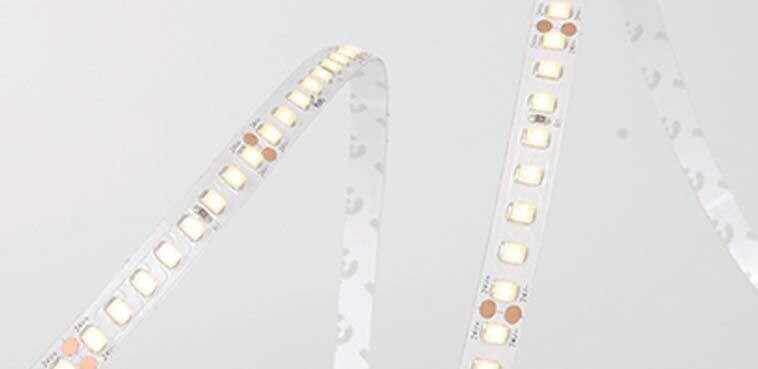 Ledstrip single color 12W/m 24Vdc 5m IP33 - 2700K - Adhesive tape