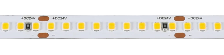 [LUM-LT-ST831-5] Ledstrip single color 5W/m 24Vdc 5m IP33 Adhesisive tape CRI90+ 2700K - 320 leds/m