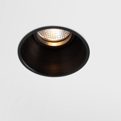Lotis Round Recessed 82 1x GU10 Black Matt