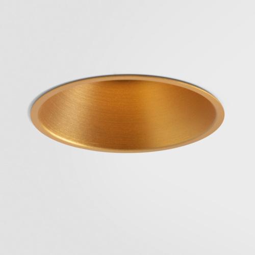 Lotis Round Recessed 82 1x GU10 Gold Brushed Anodised