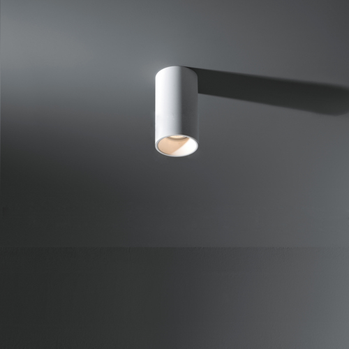 Lotis Tube Surface 85 1x GU10 White Structure - White Structure