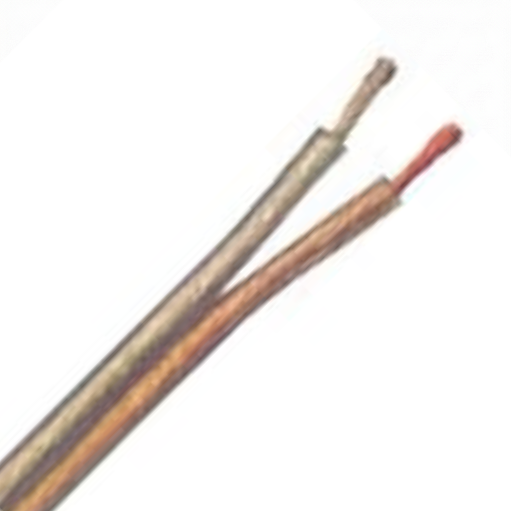 Luidspreker kabel - 2 x 4mm² - Transparant - 100m