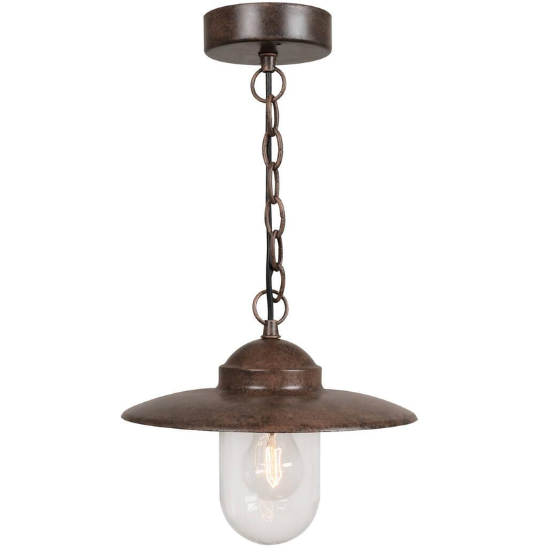 [NDL-72805009] Luxembourg [IP23] - Hanglamp - Roest - E27